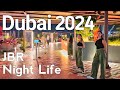 Dubai [4K] Night Life JBR, Jumeirah Beach Residence Walking Tour 🇦🇪