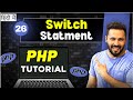 Php Tutorial in Hindi #26 Switch Statement in PHP