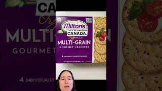 Dietitian Food Review: Milton's Organic Multi-Grain Gourmet Crackers