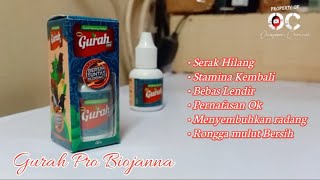 Gurah Pro biojanna obat atasi serak dan bebas lendir