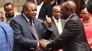 FINALLY!!FORMER PRESIDENT UHURU AND RUTO MEET FOR THE FIRST TIME FACE TO FACE IN DRC WATCH THEIRMOOD