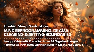 Sleep Meditation:  🧠 Mind Reprogramming ⚡️4 hours⚡️ of Life Changing Affirmations 🙌