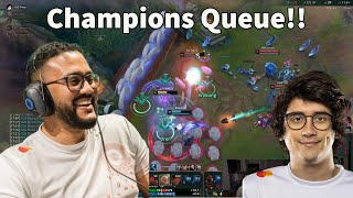 Aphromoo And FlyQuest Showcase Their NEXT LEVEL COMMS In Champions Queue!!