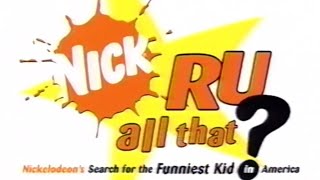 R U All That?: Nickelodeon's Search for the Funniest Kid in America (FULL SPECIAL)