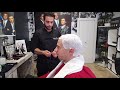 💈 old school barber complete face and head shave with massage asmr no talking personal attention