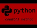 Python count() string method