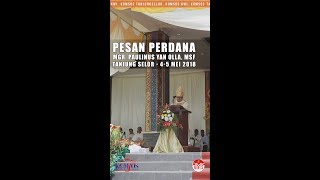 Pesan Perdana Mgr. Yan Olla Bikin Terpingkal-pingkal