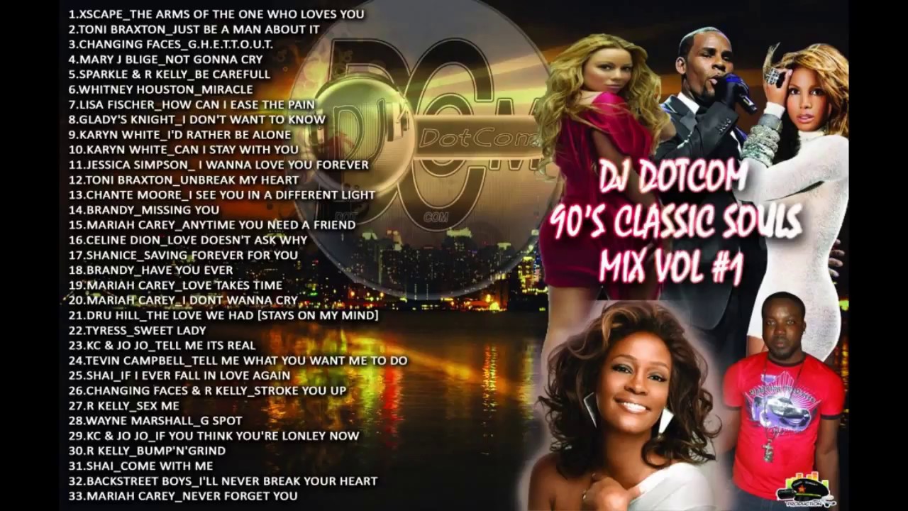 DJ DOTCOM PRESENTS 90'S CLASSIC SOULS MIX VOL 1 GOLD COLLECTION - YouTube