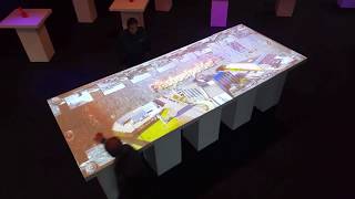 Interactieve bar projection