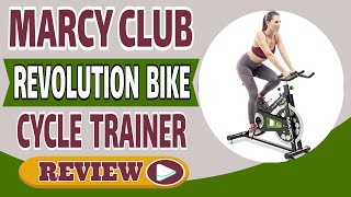 Marcy Club Revolution Bike Cycle Trainer for Cardio Exercise Review 2022 - Marcy Indoor Bike