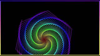 I Coded This Rainbow Spiral in Python Turtle (20-Second Speed Draw) #python #turtle #chatgpt