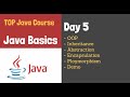 Java Tutorial for Beginners 2020 -  Day  5 | OOP Encapsulation Inheritance  Abstraction Polymorphism