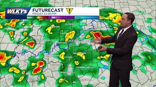 Dry Thursday before showers return on Friday
