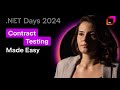 Contract Testing Made Easy: Master Pact for Microservices in C# with Irina Scurtu | .NET Days 2024