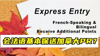 你敢信？会法语基本保送加拿大PR！