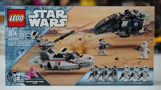 LEGO Star Wars 40755 Imperial Dropship vs. Rebel Scout Speeder - LEGO Speed Build Review