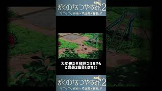 ぼくのなつやすみポータブル2ナゾナゾ姉妹と沈没船の秘密！