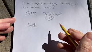 How Many Permutations are there of the Letters a, b, c? What are the Permutations?