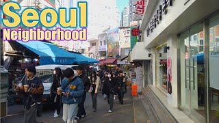 Seoul, Korea - Walking Tour of Neighborhood - 4K - Hoehyeon-dong [Jung-gu 3] 17(3)-16