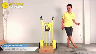 StoreLamMoc - Review Xe đẩy hàng STANLEY - Max 300Kg