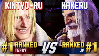 SF6 ▰ KINTYO-RU (#1 Ranked Terry) vs KAKERU (#1 Ranked JP) ▰ High Level Gameplay