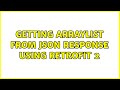 Getting ArrayList from JSON response using Retrofit 2