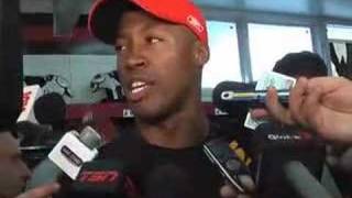 Stampeders QB Henry Burris post-game, Labour Day