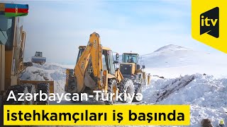 Azərbaycan-Türkiyə istehkamçıları iş başında