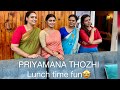 | PRIYAMANA THOZHI SET | LUNCH TIME FUN | Aadhi ,pavithra and seethamma