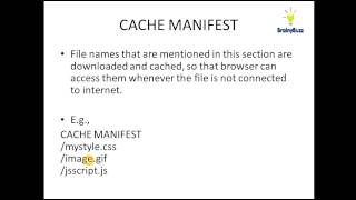 HTML5 Tutorial For Beginners - part 15 of 16 - Application Cache
