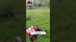 9HP Loncin 224cc gasoline engine self charging backup battery RC remote control lawn mower