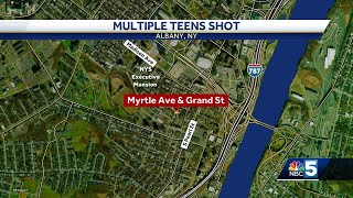 Two teenagers shot near governor's mansion in Albany, New York