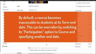 Canvas - Hide a Published Course with Graded Submissions