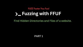 FFUF for Beginners: The Fast and Easy Way to Fuzz Your Web Targets! | Part 1