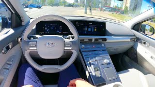 2023 Hydrogen-powered car Hyundai NEXO “Ultimate”  | POV Test Drive