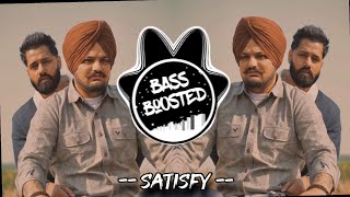 Satisfy (BASS BOOSTED) Sidhu Moosewala | Shooter Kahlon | Latest Punjabi Songs 2021