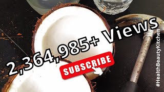 20 Seconds to Crack Open Coconut | Nariyal Kaise Todte Hain Nikale Todne ka Tarika ko Tode How to