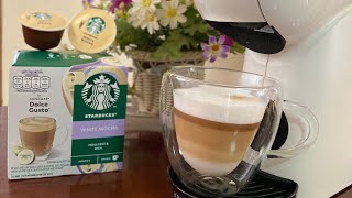 Starbucks White Mocha สตาร์บัคส์ ไวท์ มอคค่า  | Dolce Gusto #dolcegusto #capsulecoffee #starbucks