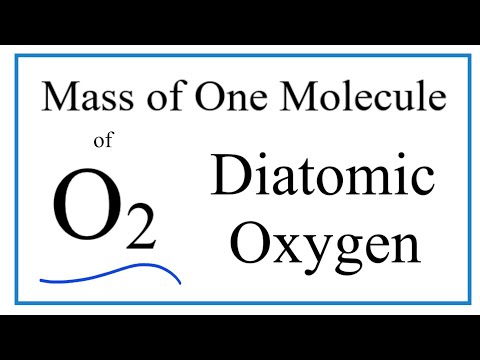 What is the mass of 1 mole of o2?