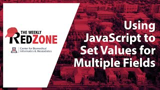 REDZone - Using JavaScript to Set Values for Multiple Fields.