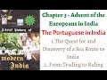 Spectrum Modern History (Video 1) - Portuguese In India 1st Part (Advent of Europeans in India)