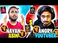 NayanAsin Vs Angry Youtuber Rg Gamer 😡 Live Collection Battle Gone Wrong😱 - Garena Free Fire