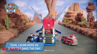 Paw Patrol, Transforming PAW Patroller with Vehicle Launchers, Lights \u0026 Sounds, Ryder Action Figure