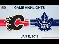 NHL Highlights | Flames vs. Maple Leafs – Jan. 16, 2020