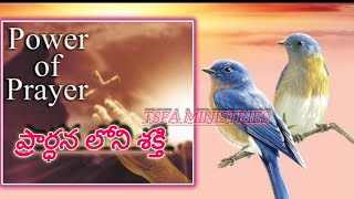 TSFA||TSFA||ప్రార్థన వలనే పయనము#ప్రార్థన లోని శక్తి#lyrical video