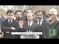 imran khan s lawyer shoaib shaheen media talk outside adiyala jail after al qadir case verdict