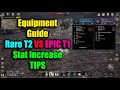 Night Crows Equipment Guide Rare T2 Vs Epic T1