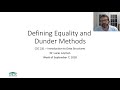 Python Classes - Defining Equality and Dunder Methods