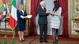 Mattarella consegna gli Attestati d’Onore ai nuovi Alfieri della Repubblica