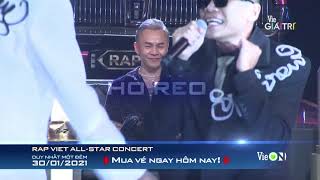 Wowy cùng team đã sẵn sàng diễn thật sung tại sự kiện âm nhạc 1-0-2 |Live Concert Rap Việt All-Stars